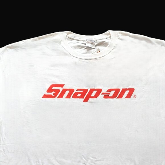Snap-on Tools White Long Sleeve Hanes T-Shirt ~ Sleeve Graphics ~ Adult 2XL, NEW - Picture 5 of 12